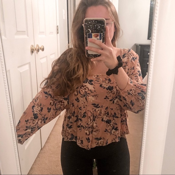 NWT American Eagle Stitched Square Neck Blouse - Picture 3 of 13